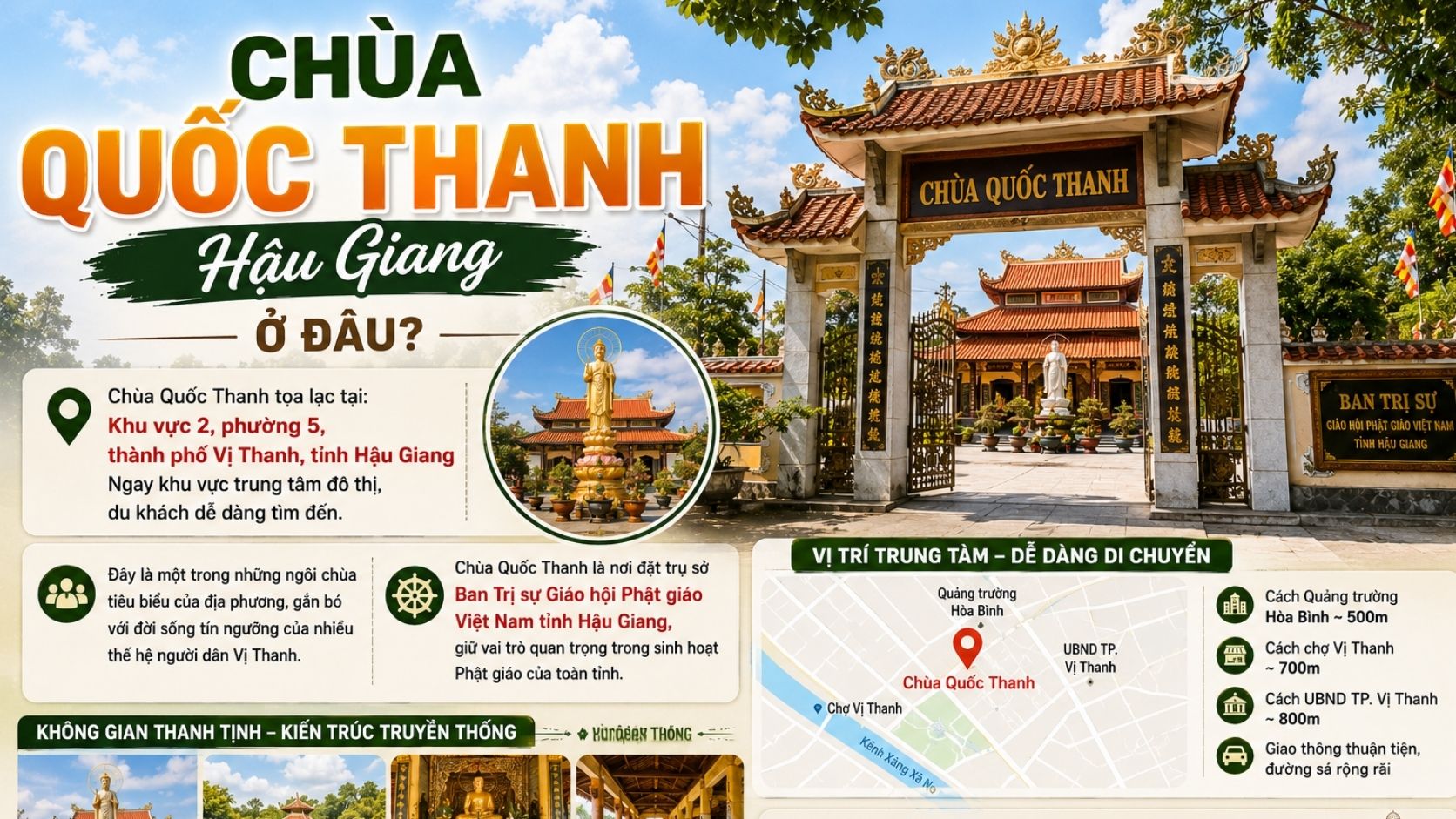 Chùa Quốc Thanh Hậu Giang ở đâu?