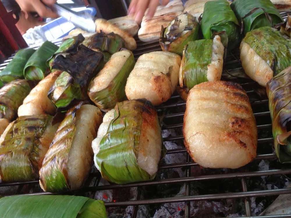 Chuối Nếp Nướng