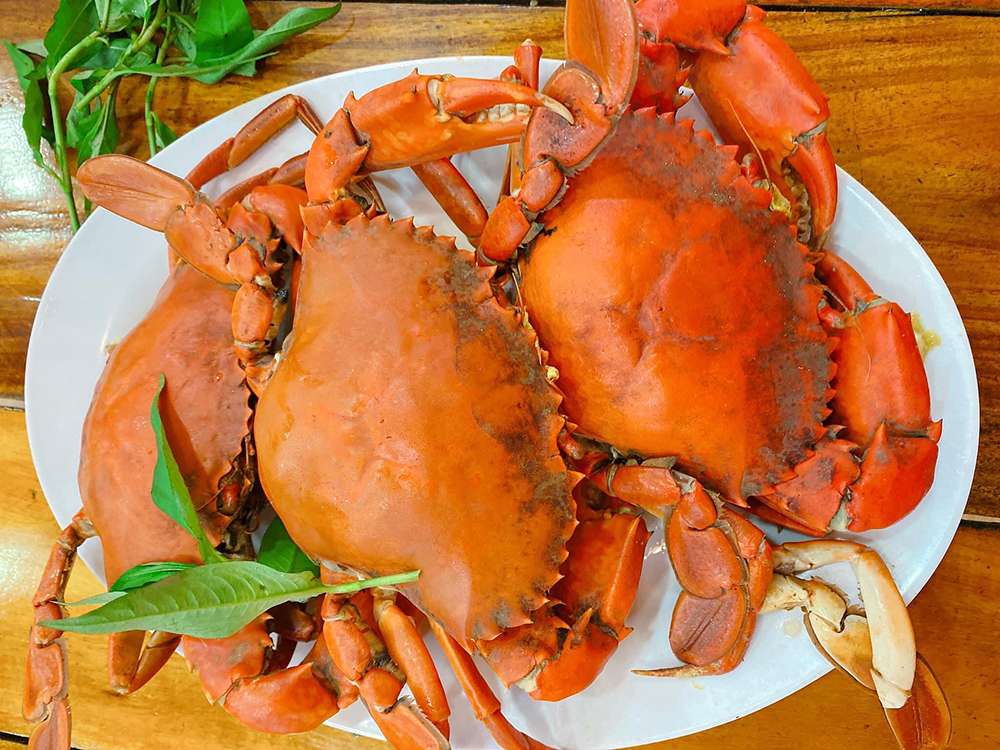 Cua Cà Mau hấp/nướng