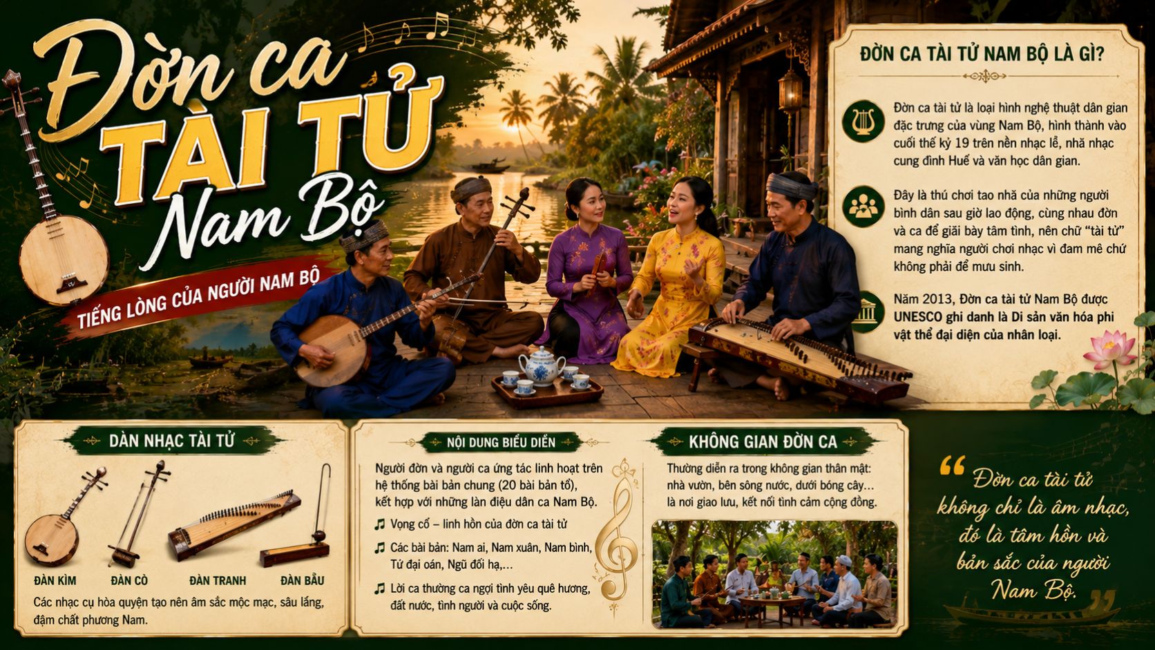 Đờn ca tài tử Nam Bộ là gì?