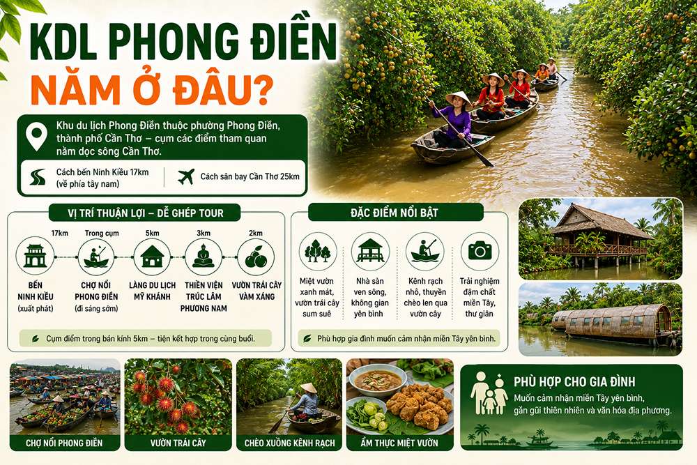 KDL Phong Điền nằm ở đâu?