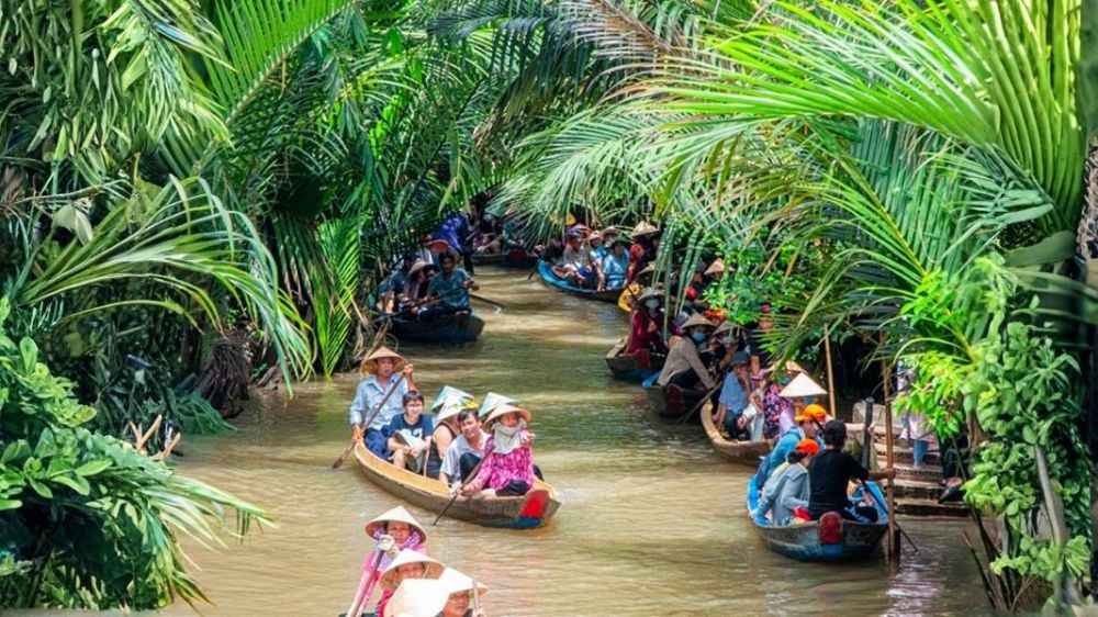 Kênh rạch chèo xuồng ba lá