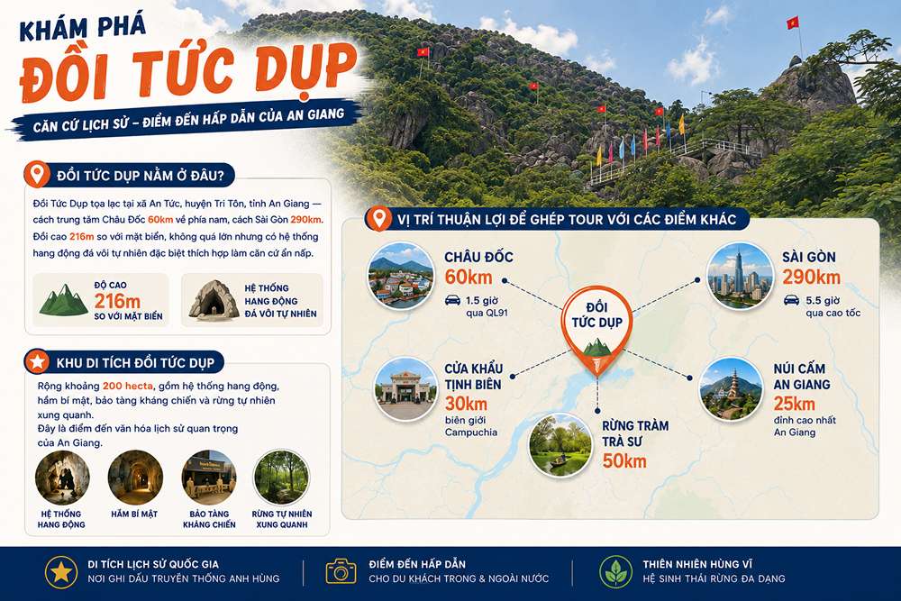 Đồi Tức Dụp nằm ở đâu?