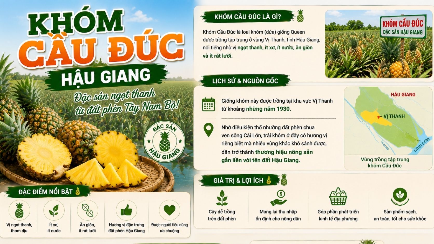 Khóm Cầu Đúc Hậu Giang là gì?