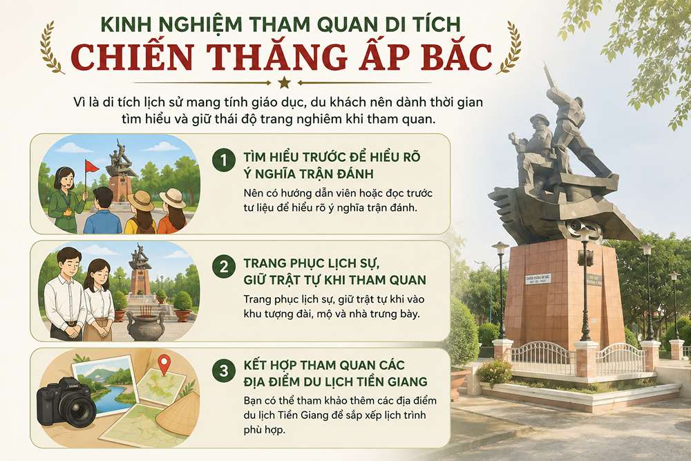 Khu di tích Chiến thắng Ấp Bắc có gì tham quan?