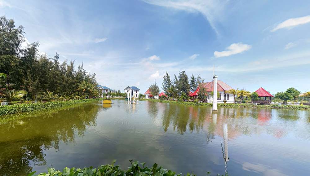 Khung cảnh bên trong khu du lịch Khai Long