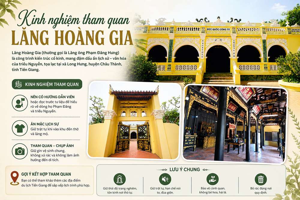 Kinh nghiệm tham quan Lăng Hoàng Gia?
