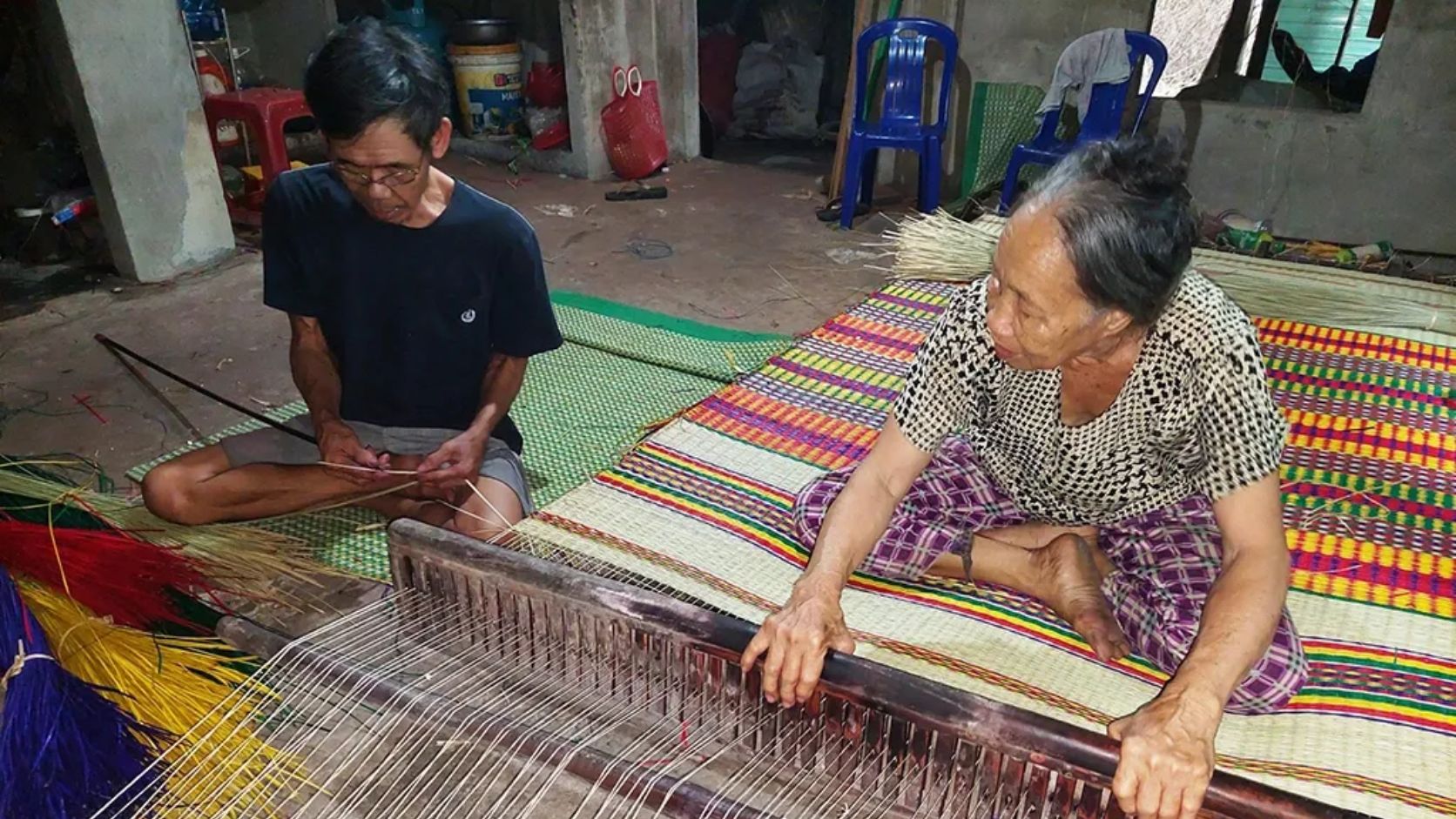 Ghé làng chiếu Nhơn Thạnh có gì thú vị?