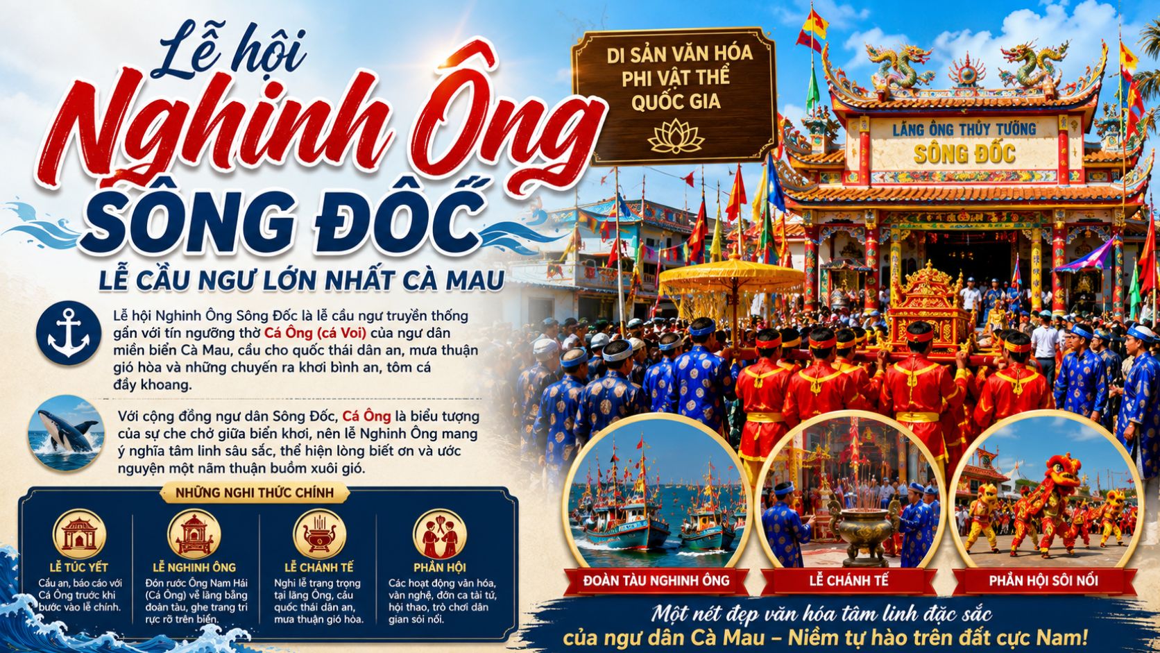 Lễ hội Nghinh Ông Sông Đốc là gì?