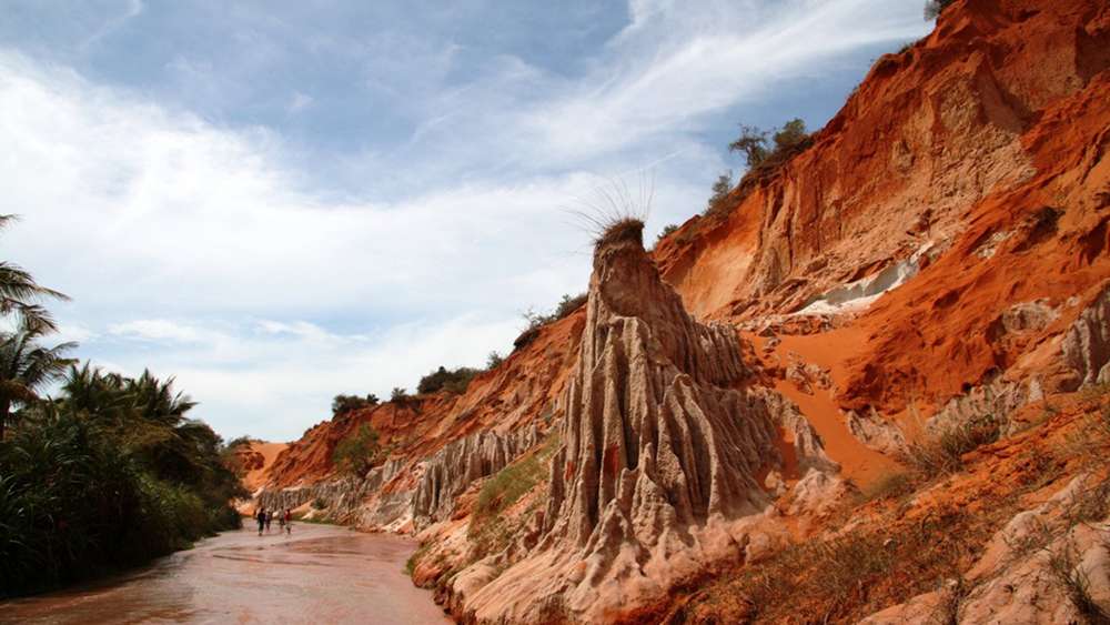 Những đồi vách với địa hình đặc trưng