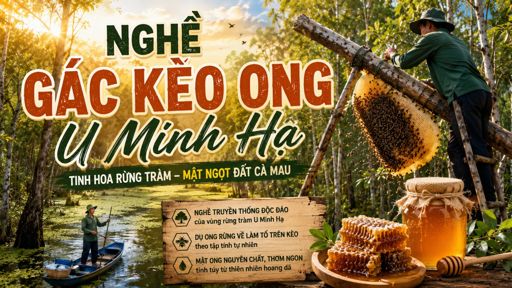 Nghề gác kèo ong U Minh Hạ là gì?