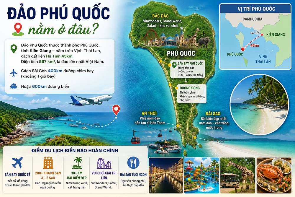 Đảo Phú Quốc nằm ở đâu?
