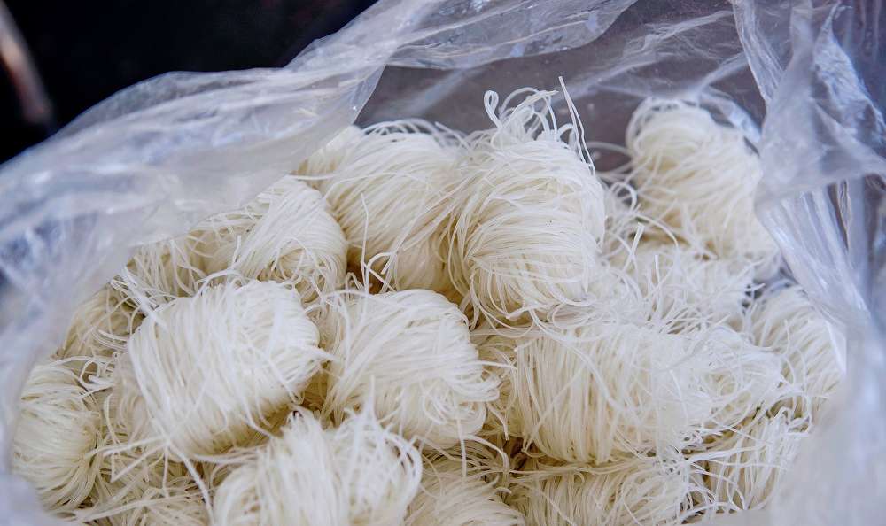 Sợi hủ tiếu đặc trưng của Mỹ Tho