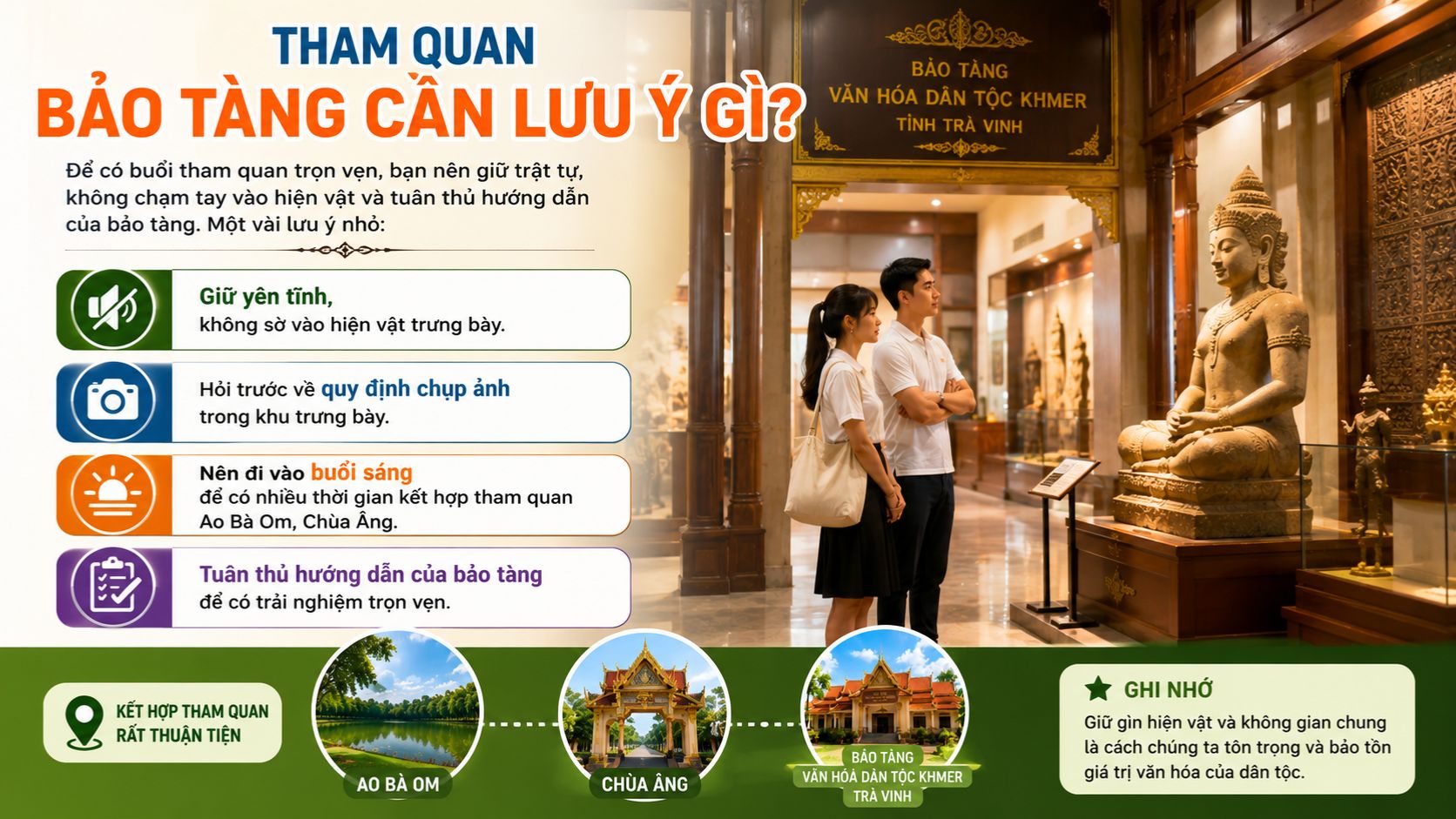 Tham quan bảo tàng cần lưu ý gì?