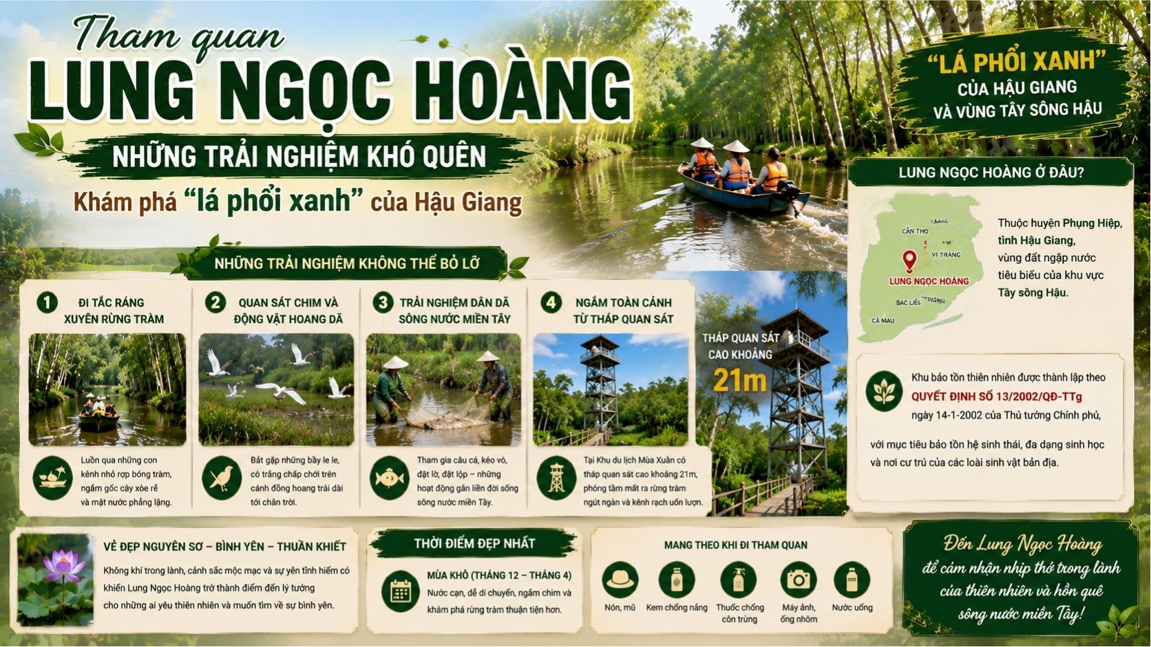 Tham quan Lung Ngọc Hoàng có những trải nghiệm gì?
