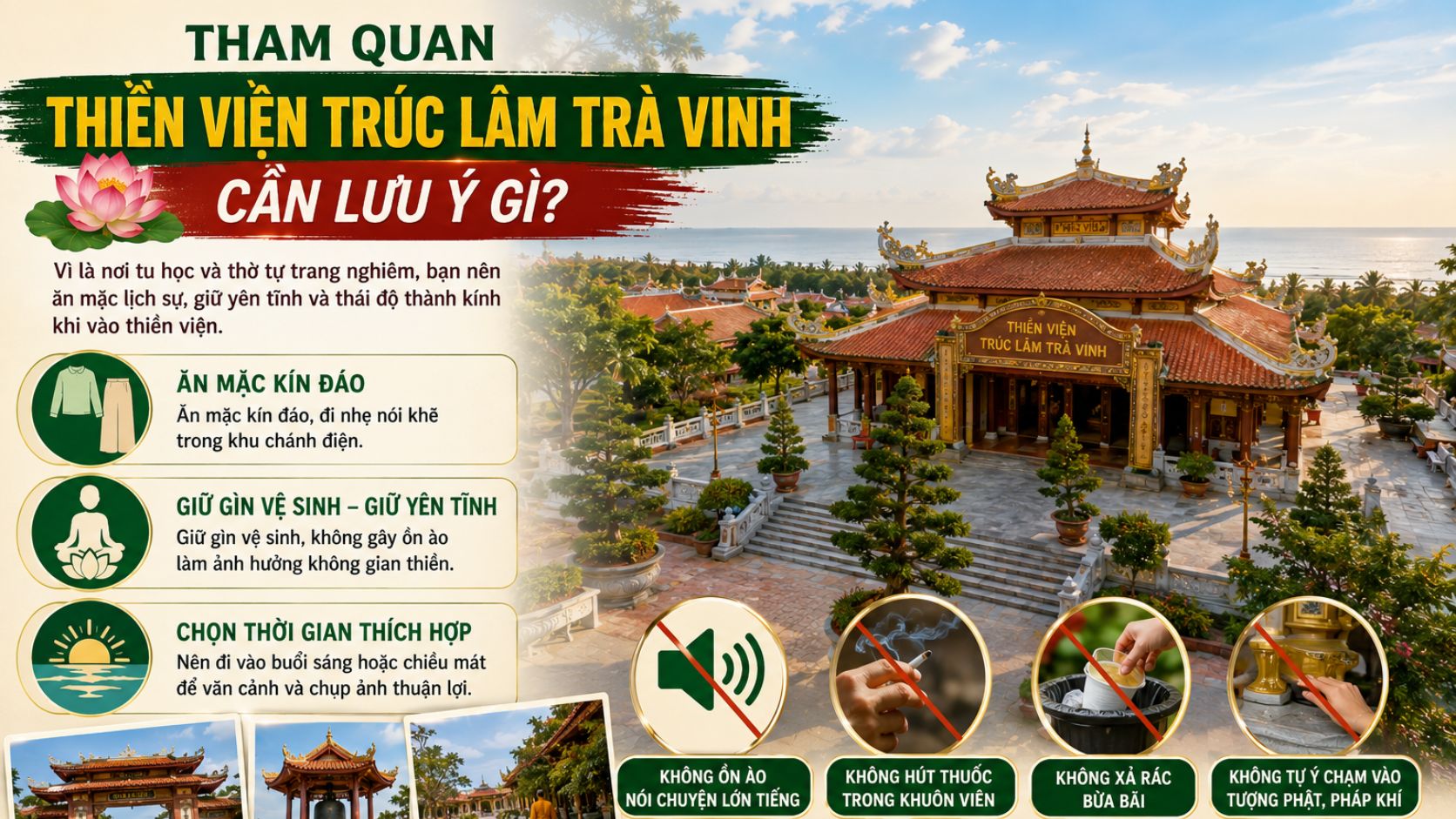 Tham quan thiền viện cần lưu ý gì?