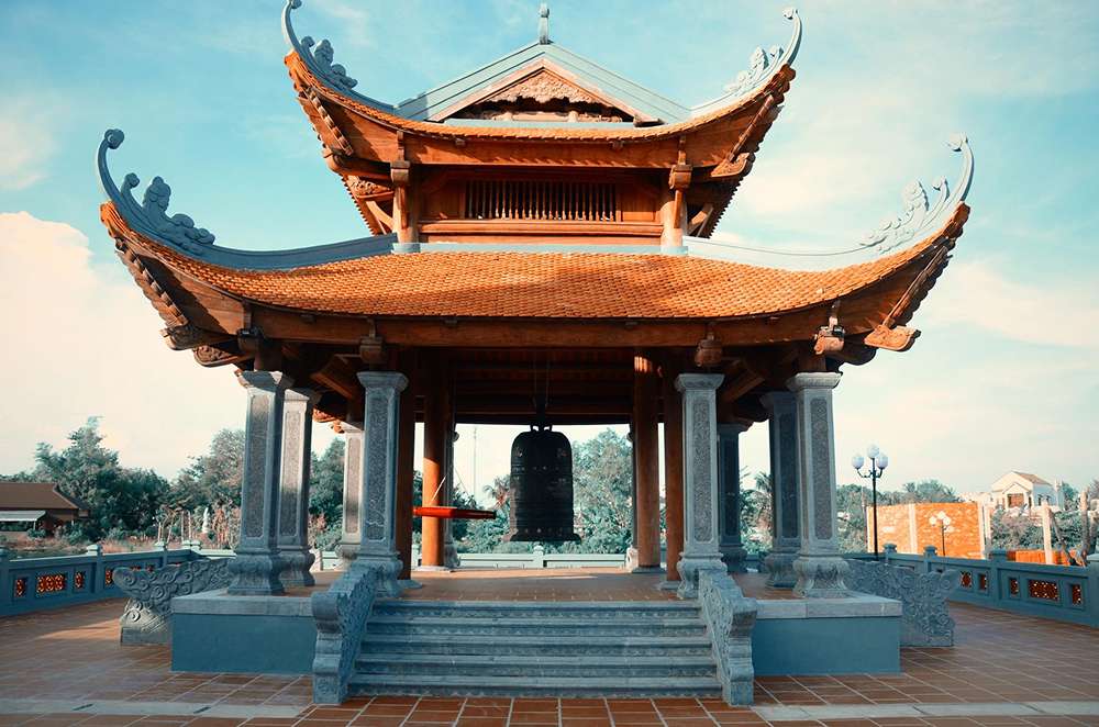 Vẻ đẹp cổ kính một góc tại Thiền viện Trúc Lâm Sóc Trăng