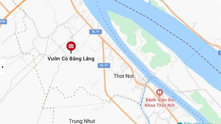 Vườn Cò Bằng Lăng nằm ở đâu tại Cần Thơ