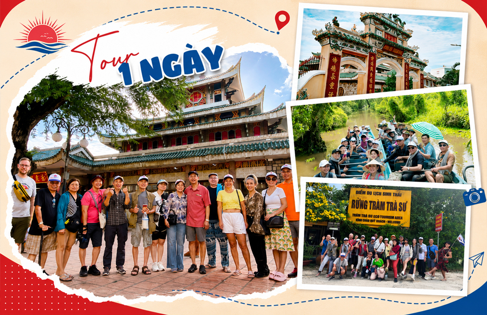 TOUR CẦN THƠ - CHÂU ĐỐC - MIẾU BÀ CHÚA XỨ - RỪNG TRÀ SƯ 1 NGÀY