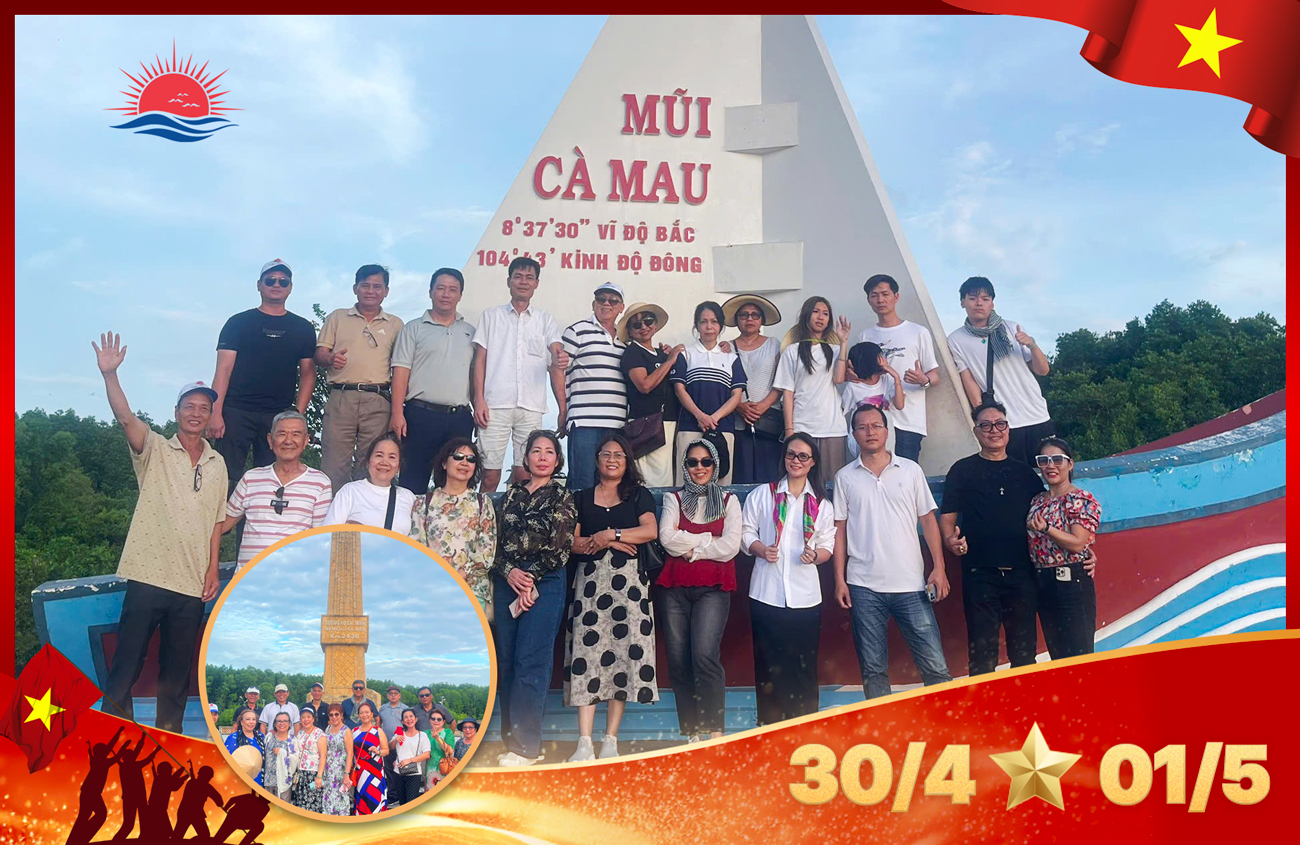 TOUR VIP 6 TỈNH MIỀN TÂY VỀ ĐẤT MŨI CÀ MAU - CHẠM VÀO TỔ QUỐC NƠI CUỐI TRỜI NAM