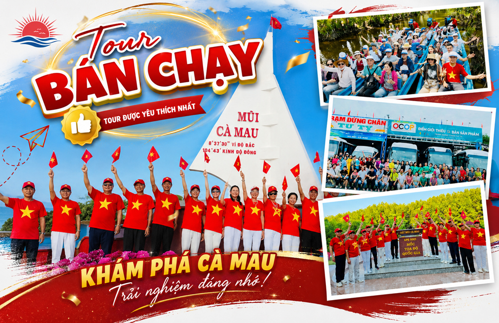 TOUR VIP 8 TỈNH MIỀN TÂY HÀNH TRÌNH VỀ MIỀN SÔNG NƯỚC – TRỌN VẸN HƯƠNG SẮC TÂY NAM BỘ