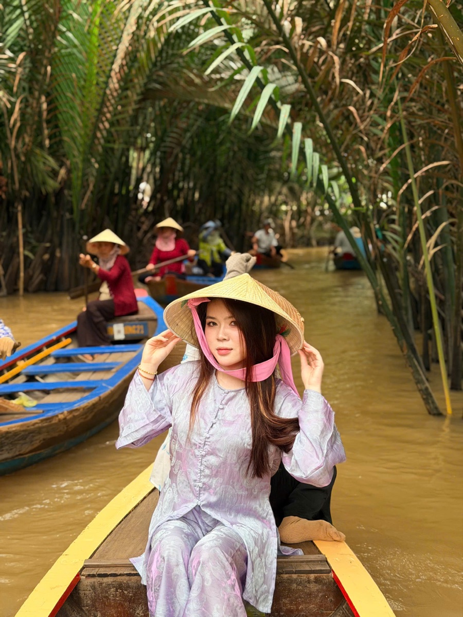 Ảnh thực tế khách check-in tại cù lao Thới Sơn