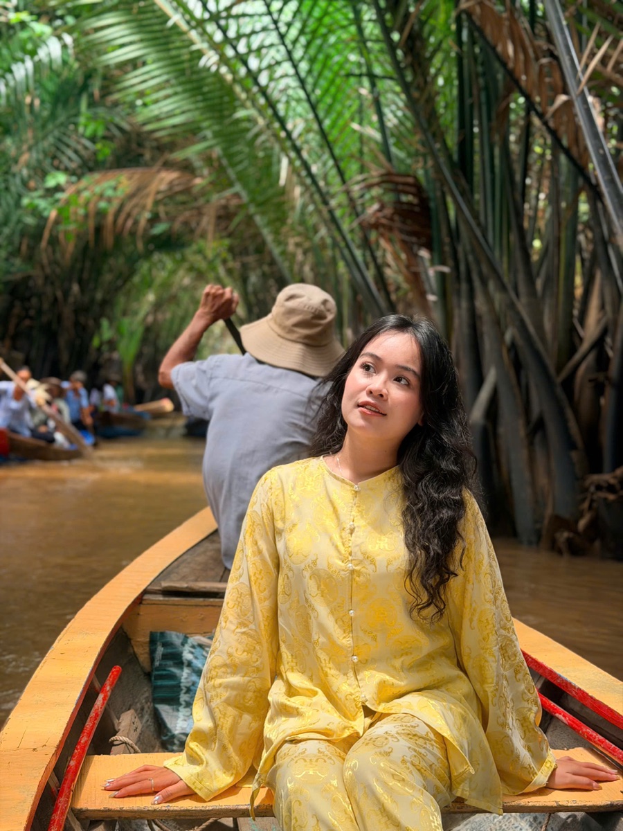 Ảnh thực tế khách check-in tại cù lao Thới Sơn