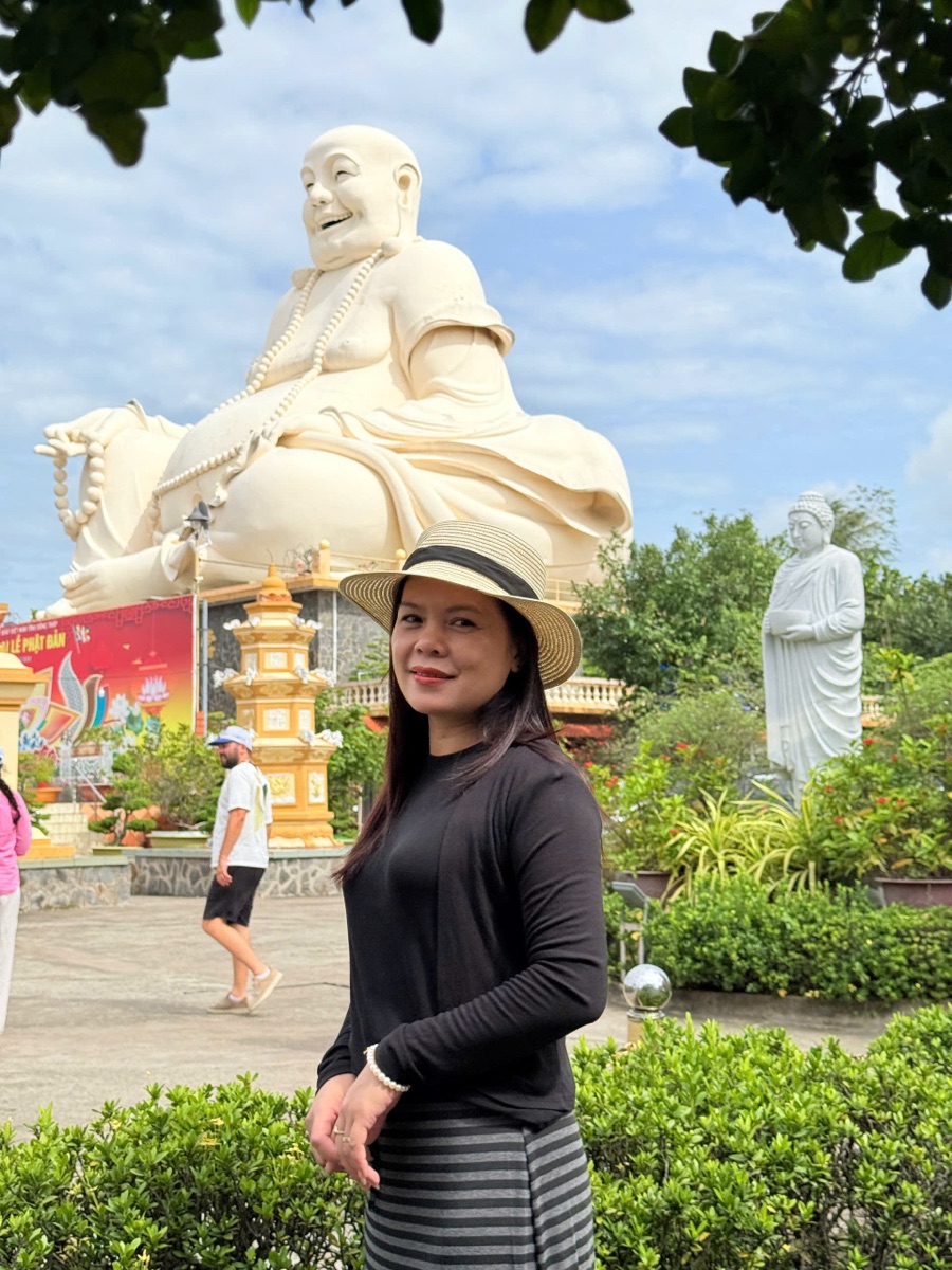 Ảnh thực tế khách du lịch chùa Vạn Phước cùng Du Lịch Bình Minh