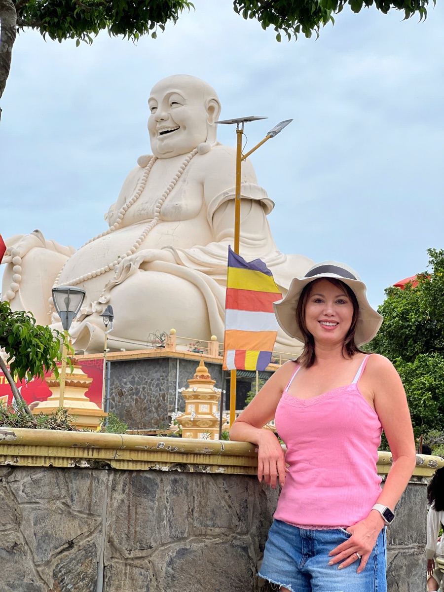 Ảnh thực tế khách check-in tại chùa Vĩnh Tràng