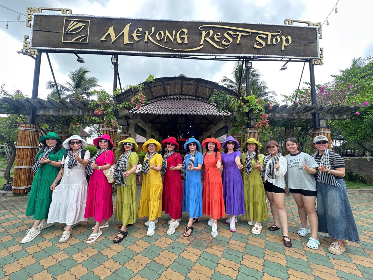 Ảnh thực tế khách check-in tại chặng đường vào Mỹ Tho — 1