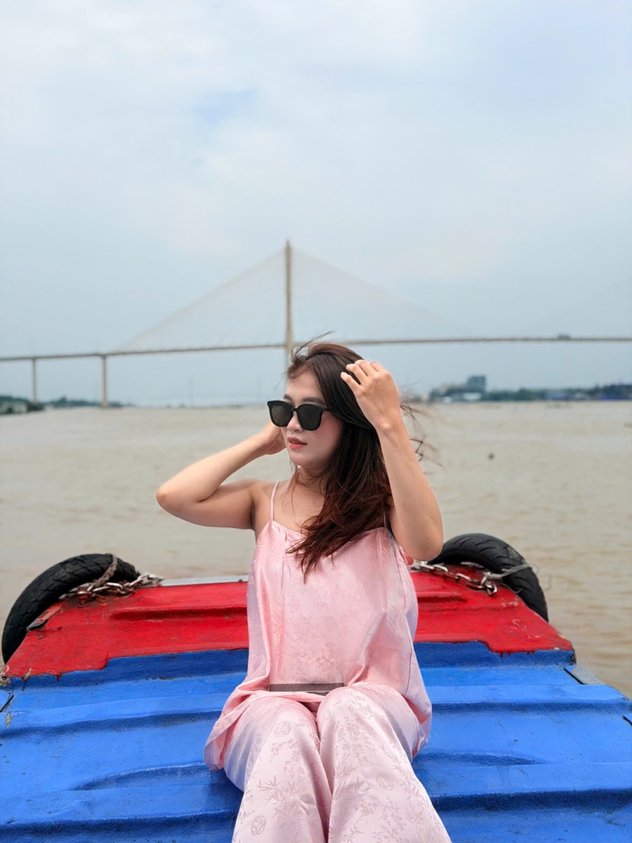 Ảnh thực tế khách check-in tại chặng đường vào Mỹ Tho — 6