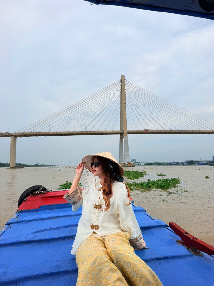 Ảnh thực tế khách check-in tại chặng đường vào Mỹ Tho — 8