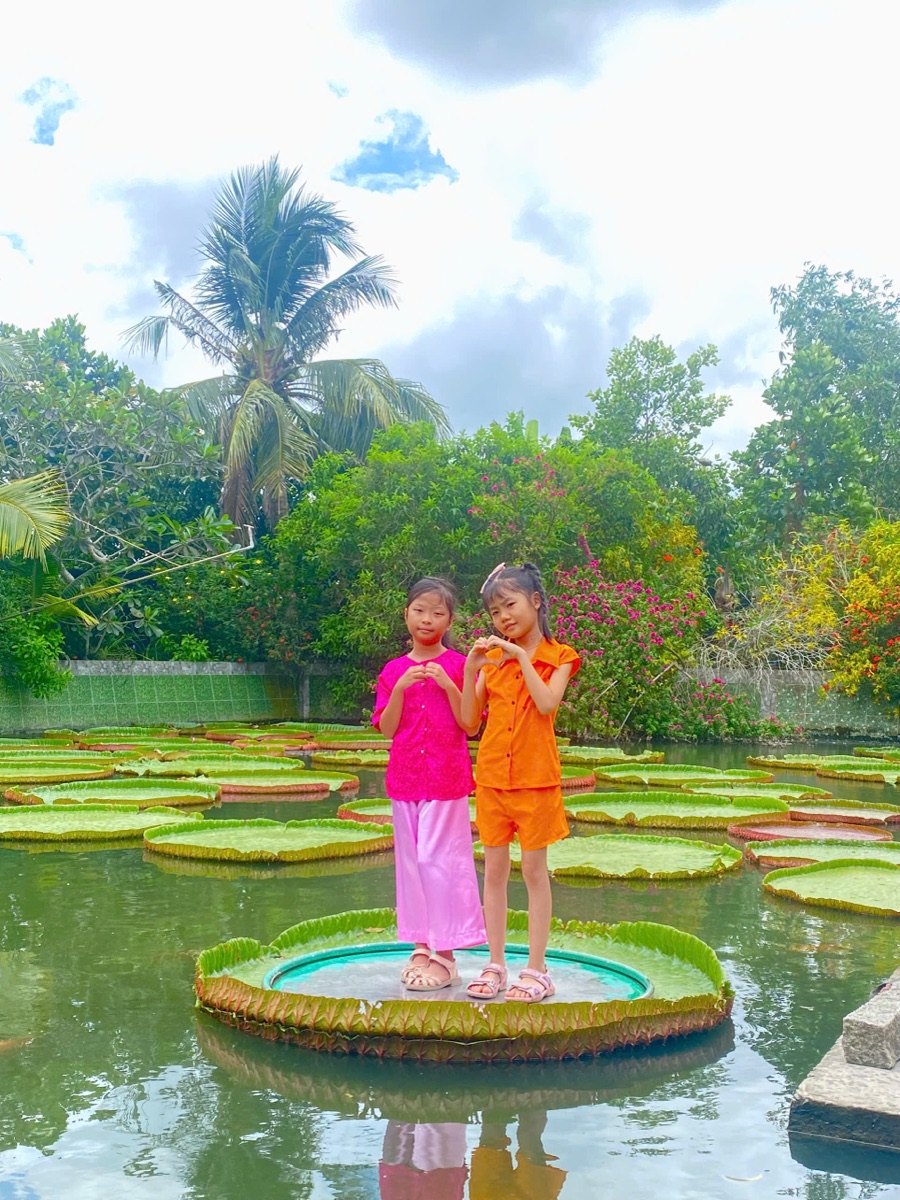 Ảnh thực tế khách du lịch chùa Phước Kiển lá sen cùng Du Lịch Bình Minh