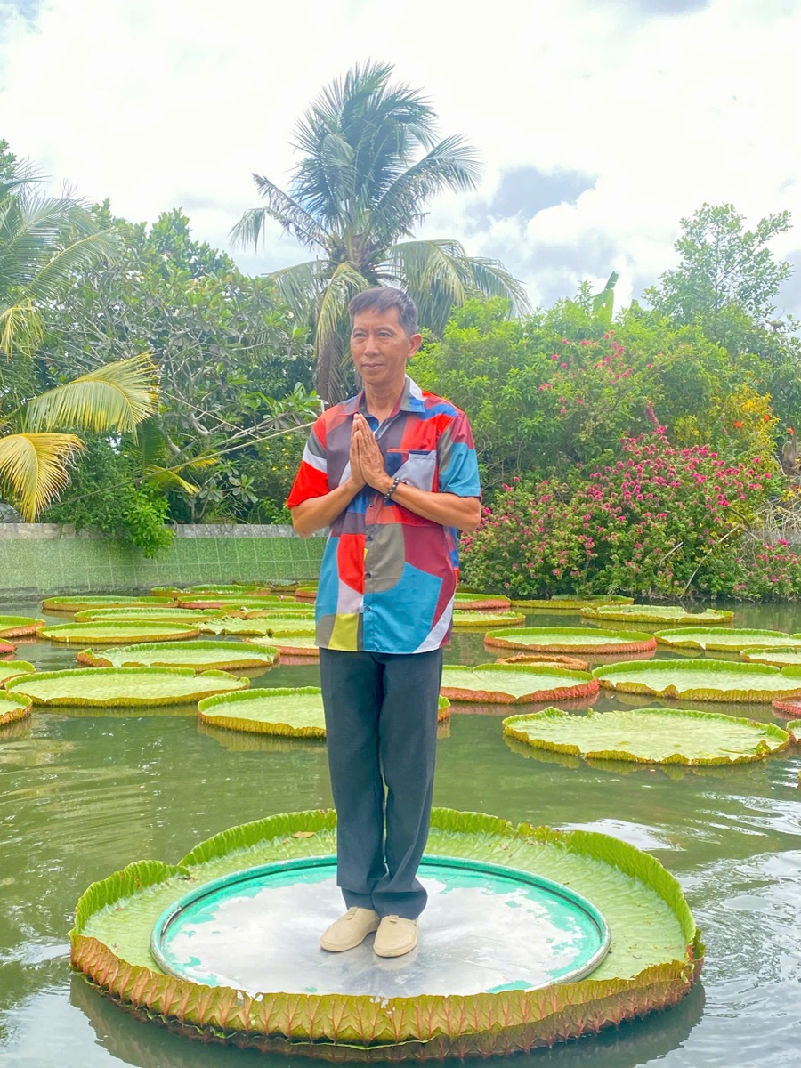 Ảnh thực tế khách du lịch chùa Phước Kiển lá sen cùng Du Lịch Bình Minh