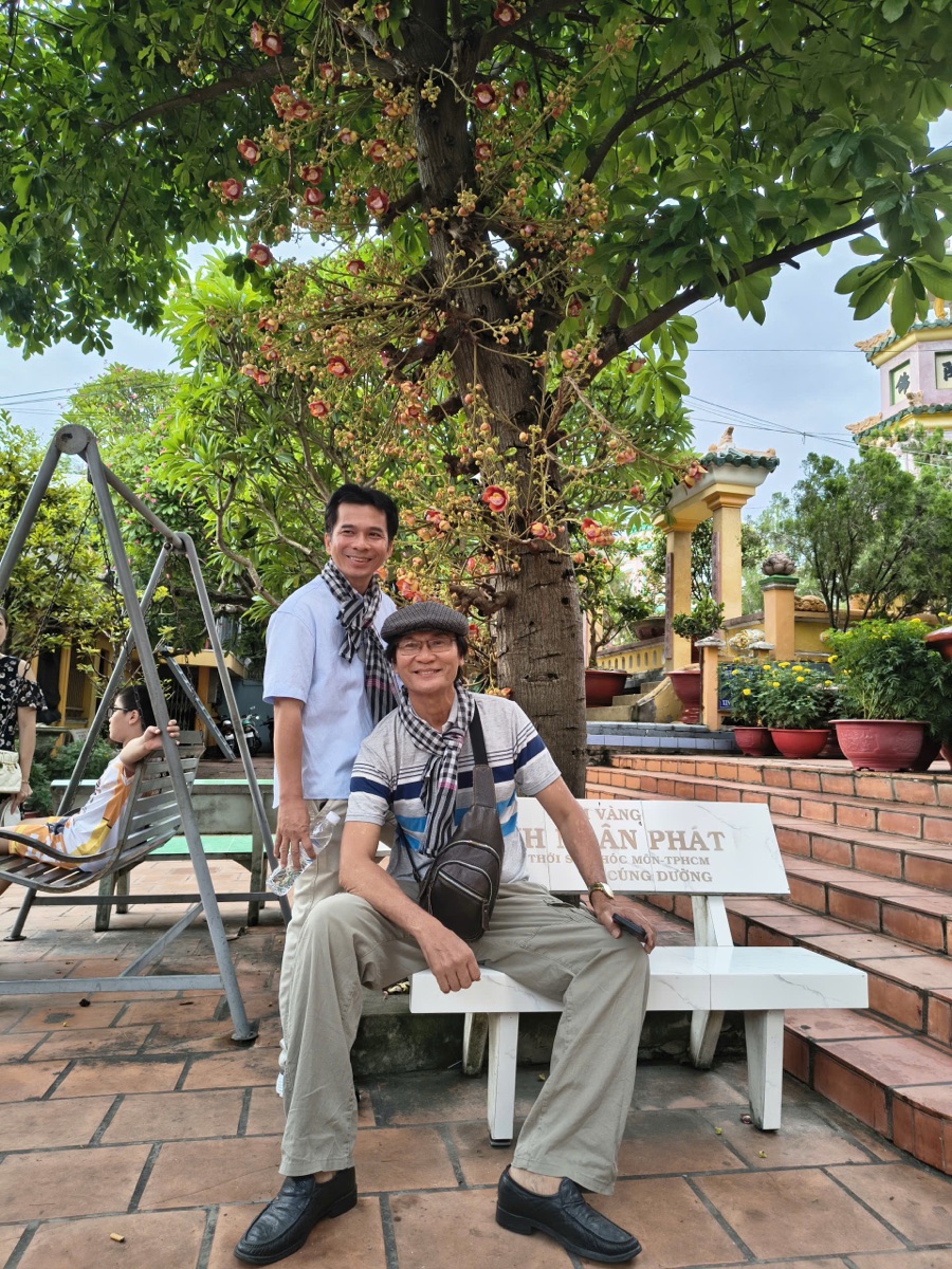 Ảnh thực tế khách check-in tại núi Sam, Châu Đốc