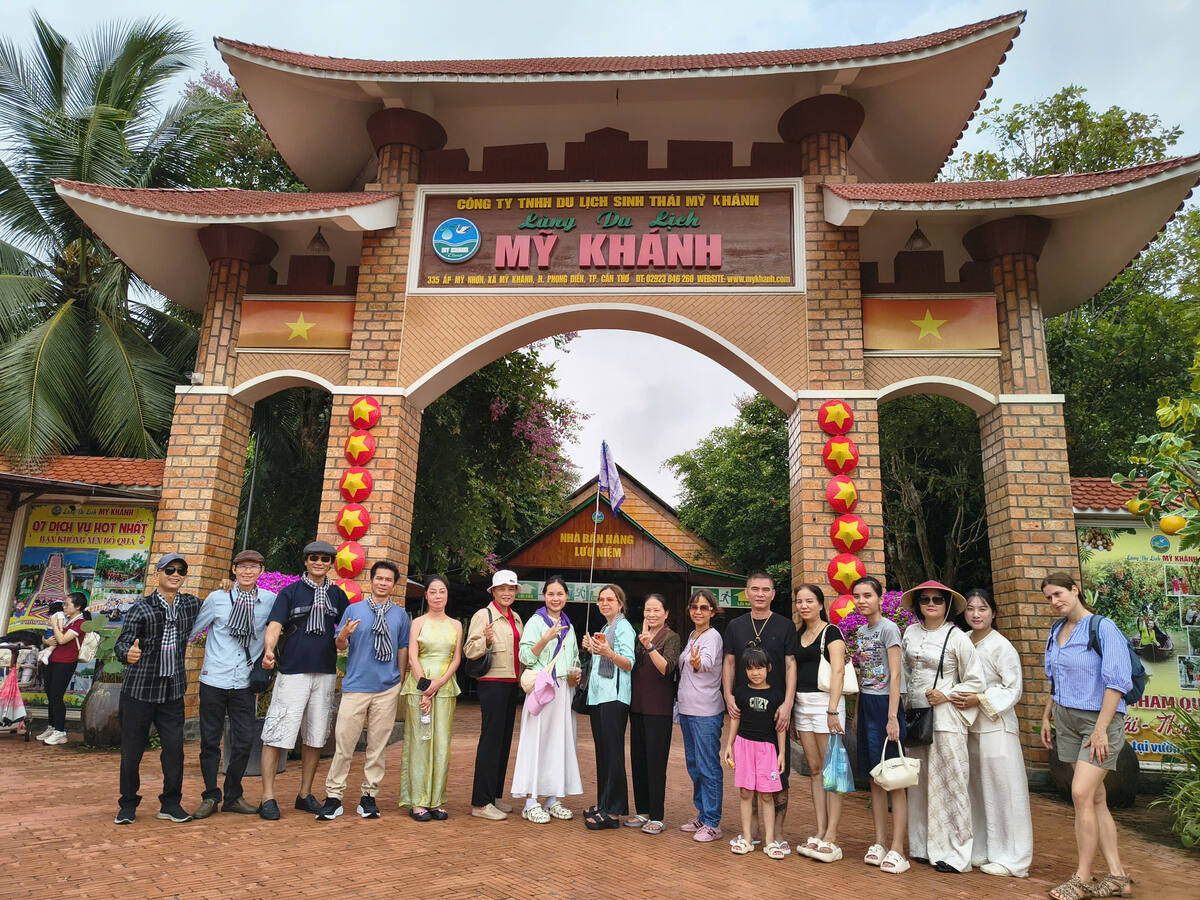 Làng Du Lịch Mỹ Khánh, Cần Thơ - ảnh thật khách đi tour cùng Du Lịch Bình Minh