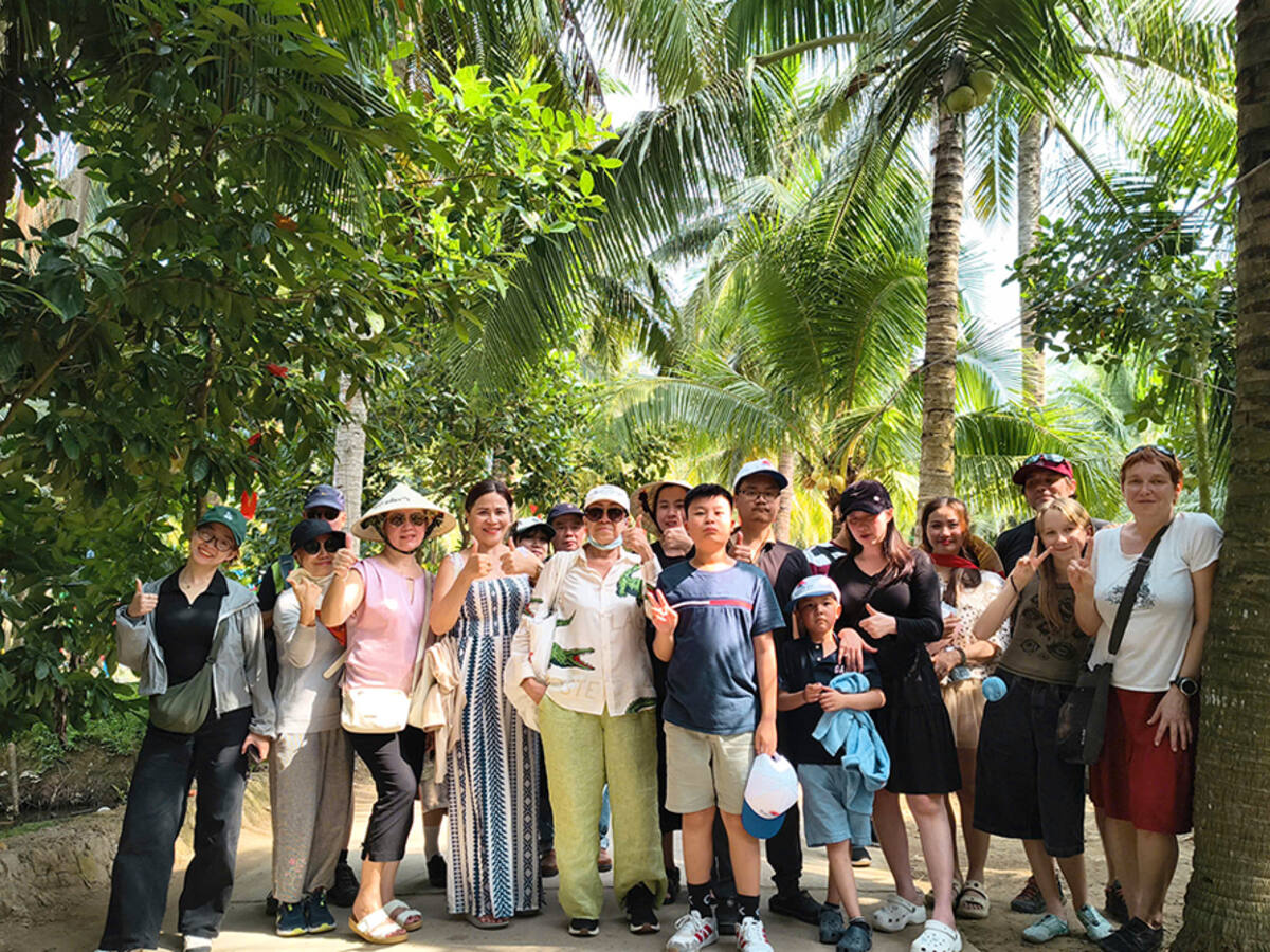 Miệt vườn Bến Tre - ảnh thật khách đi tour 8 tỉnh Miền Tây 4 ngày 3 đêm cùng Du Lịch Bình Minh