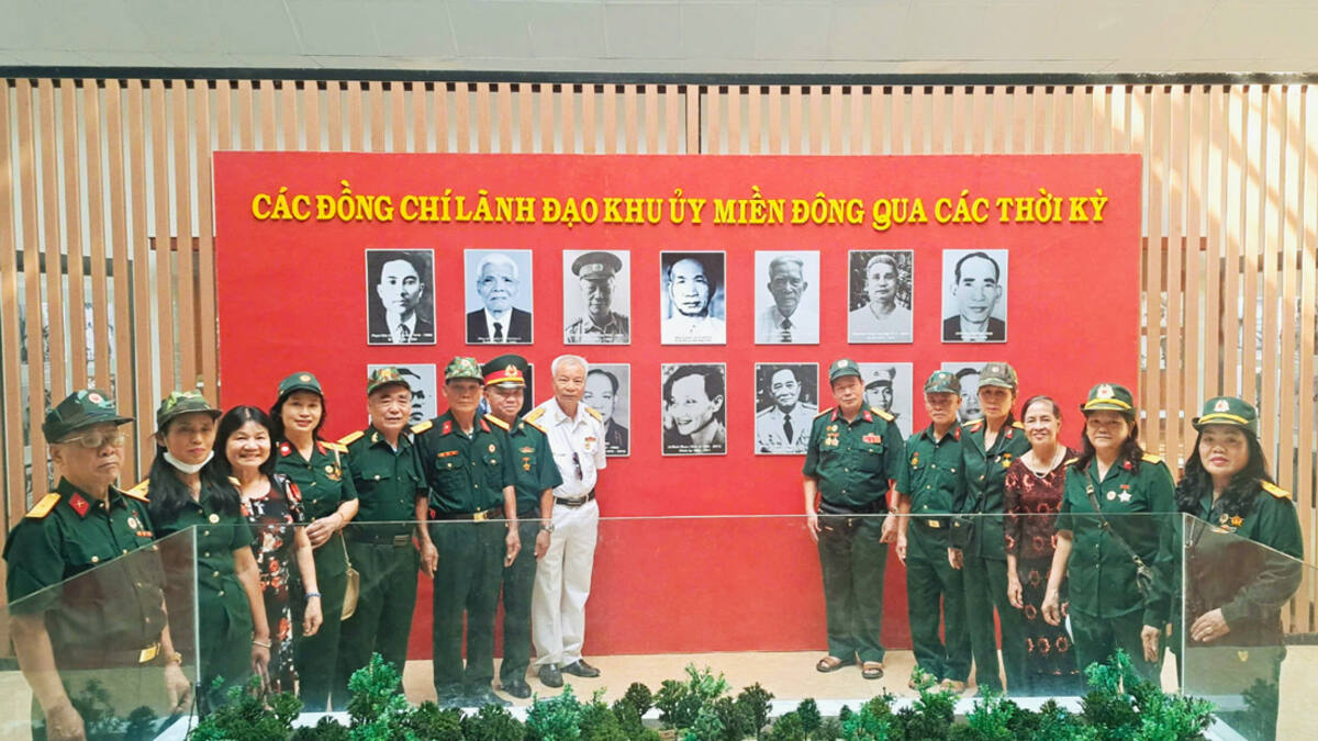Khu trưng bày trong di tích địa đạo Củ Chi