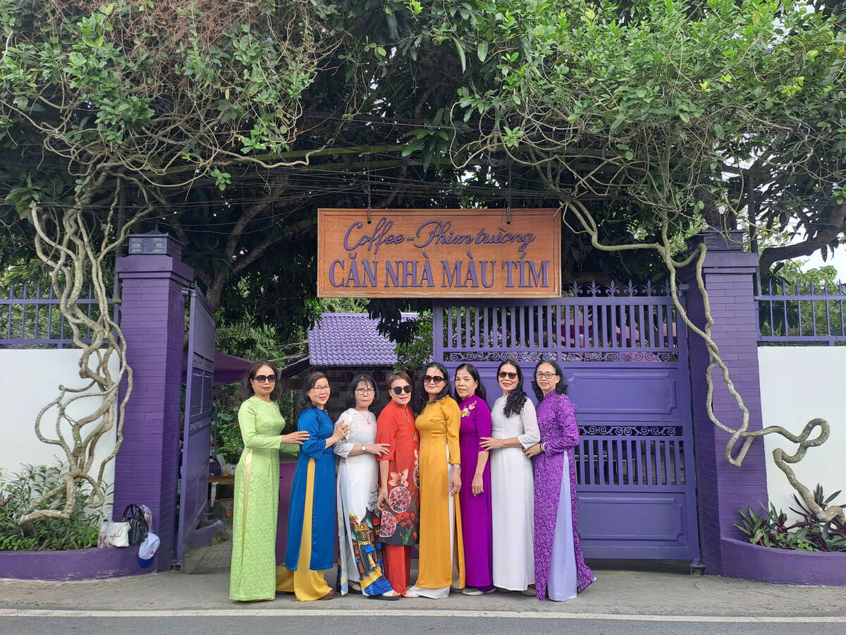 Căn Nhà Màu Tím, Cần Thơ - ảnh thật khách đi tour cùng Du Lịch Bình Minh