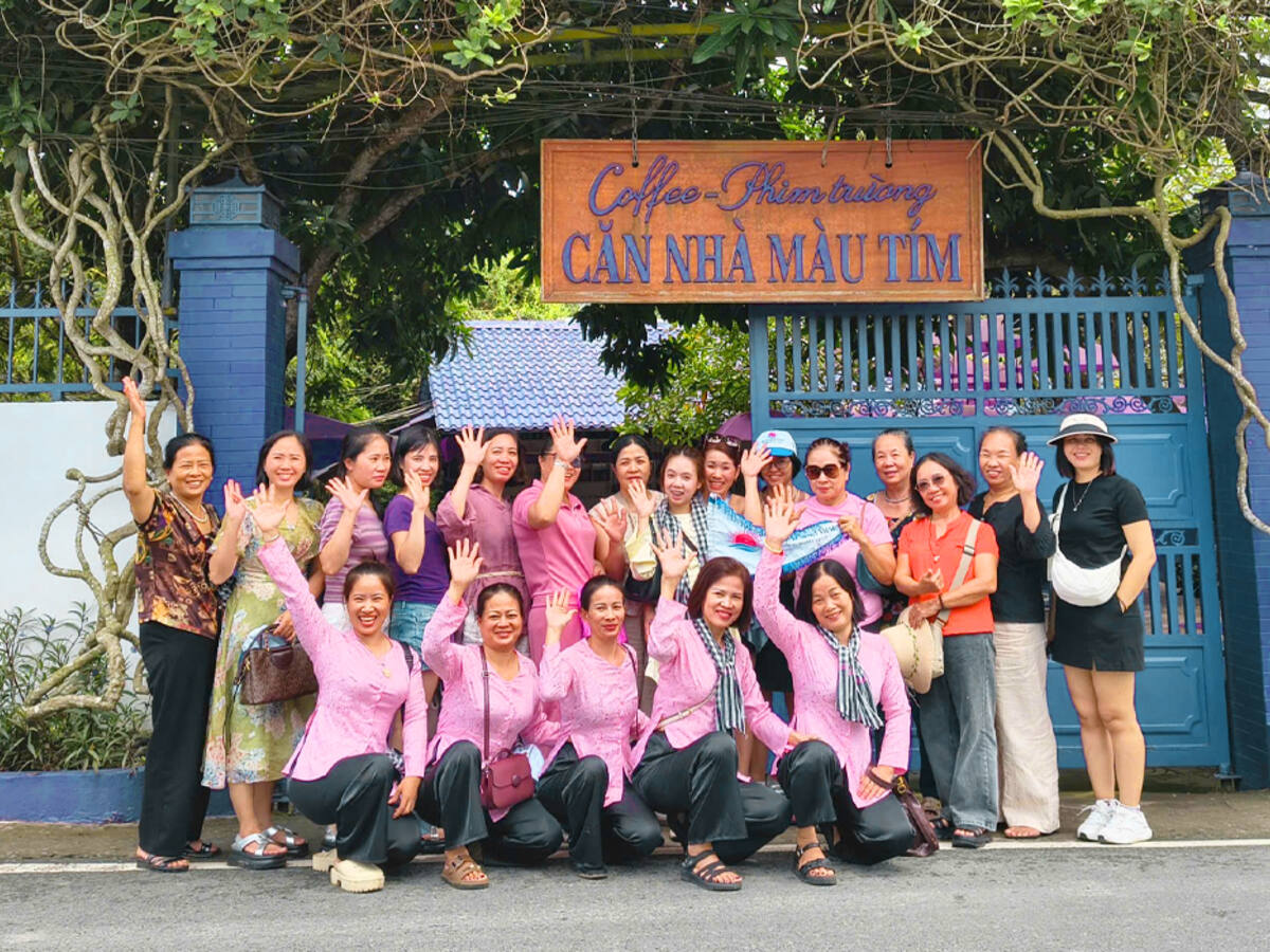 Căn Nhà Màu Tím, Cần Thơ - ảnh thật khách đi tour City Cần Thơ 1 ngày cùng Du Lịch Bình Minh