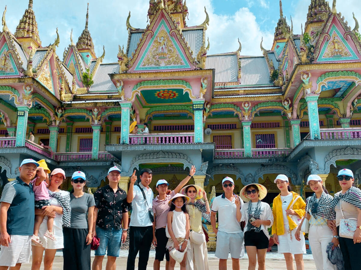Chùa Som Rong, Sóc Trăng - ảnh thật khách đi tour Đất Mũi Cà Mau 2 ngày 2 đêm cùng Du Lịch Bình Minh