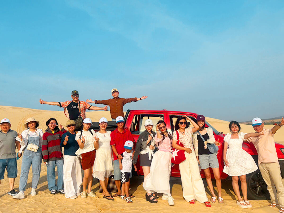 Đồi cát Mũi Né - ảnh thật khách đi tour Mũi Né 2 ngày 1 đêm cùng Du Lịch Bình Minh