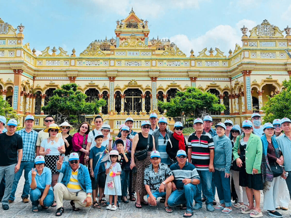 Chùa Vĩnh Tràng, Mỹ Tho - ảnh thật khách đi tour Mỹ Tho - Bến Tre 1 ngày cùng Du Lịch Bình Minh