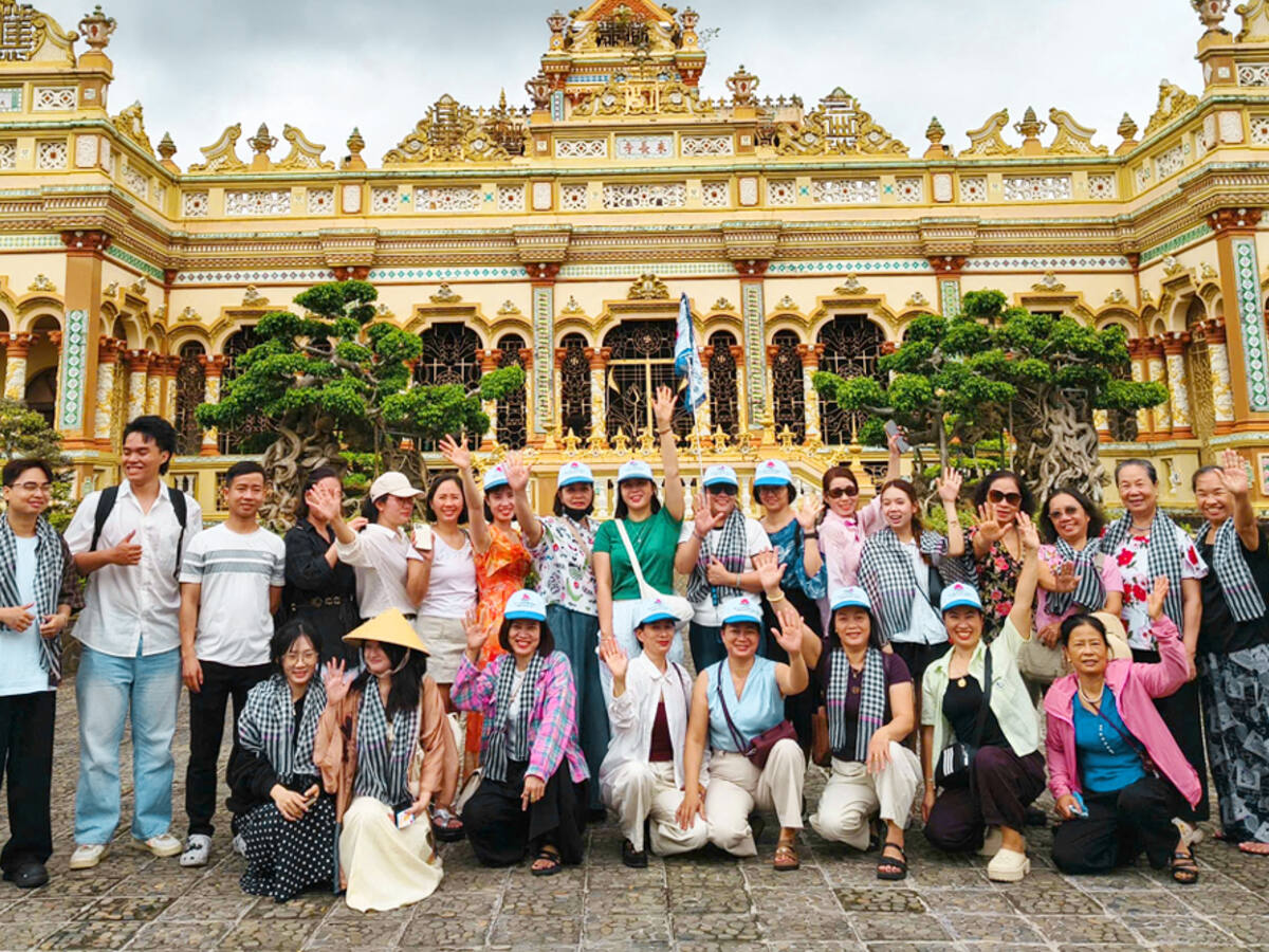 Chùa Vĩnh Tràng, Mỹ Tho - ảnh thật khách đi tour Mỹ Tho - Bến Tre 1 ngày cùng Du Lịch Bình Minh