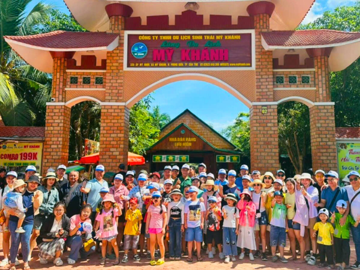 Làng Du Lịch Mỹ Khánh, Cần Thơ - ảnh thật khách đi tour VIP Cần Thơ 3 ngày 2 đêm cùng Du Lịch Bình Minh