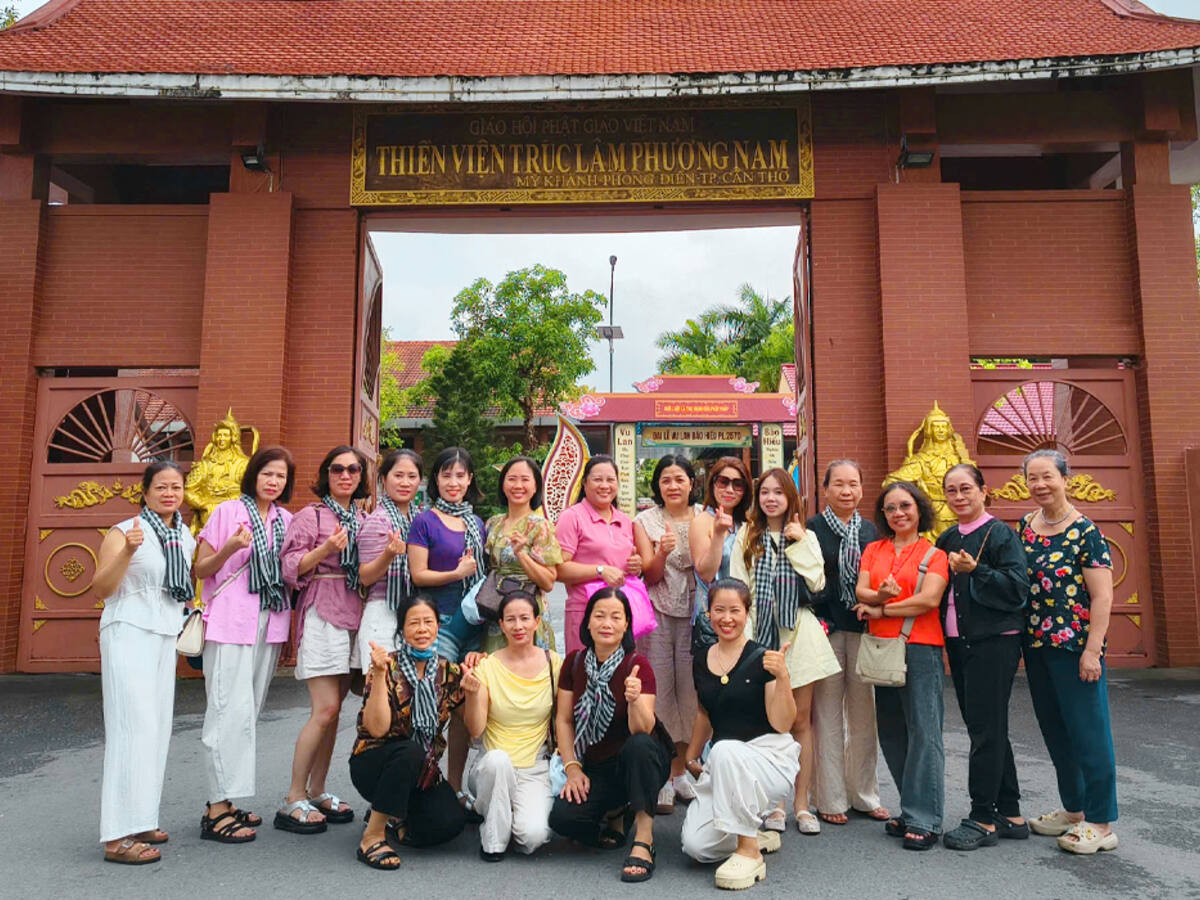 Thiền Viện Trúc Lâm Phương Nam, Cần Thơ - ảnh thật khách đi tour VIP Cần Thơ 3 ngày 2 đêm cùng Du Lịch Bình Minh