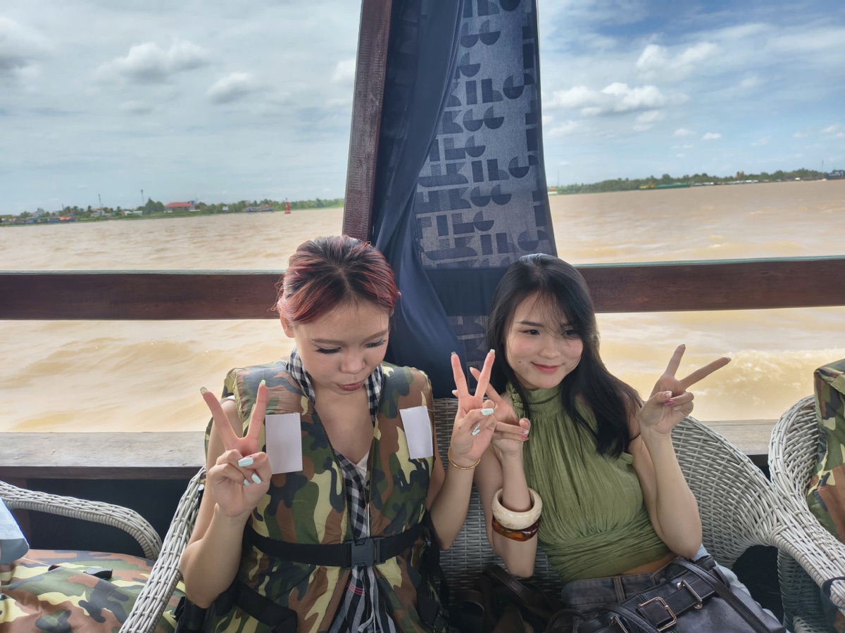 Ảnh thực tế khách check-in tại sông Tiền, Tiền Giang – Bến Tre — 2