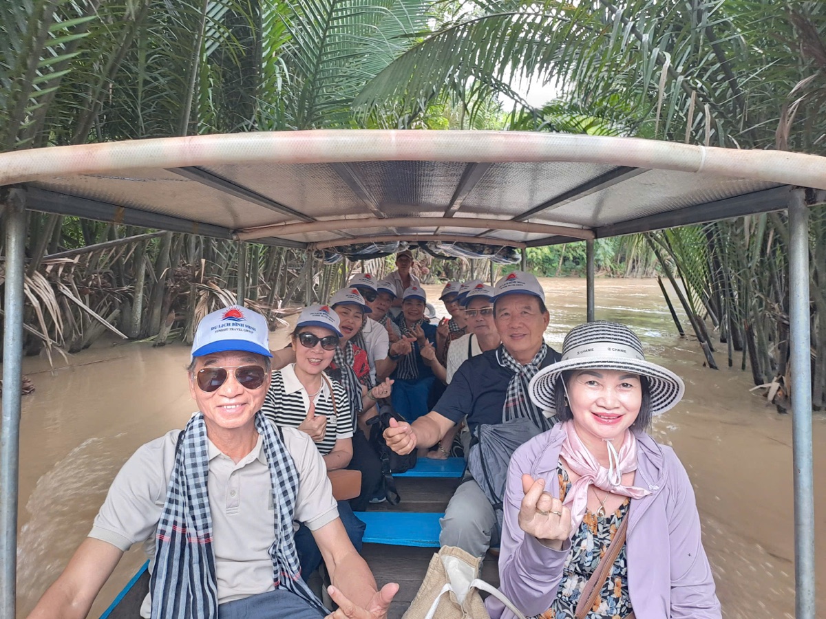 Ảnh thực tế khách check-in tại sông Tiền, Tiền Giang – Bến Tre — 5