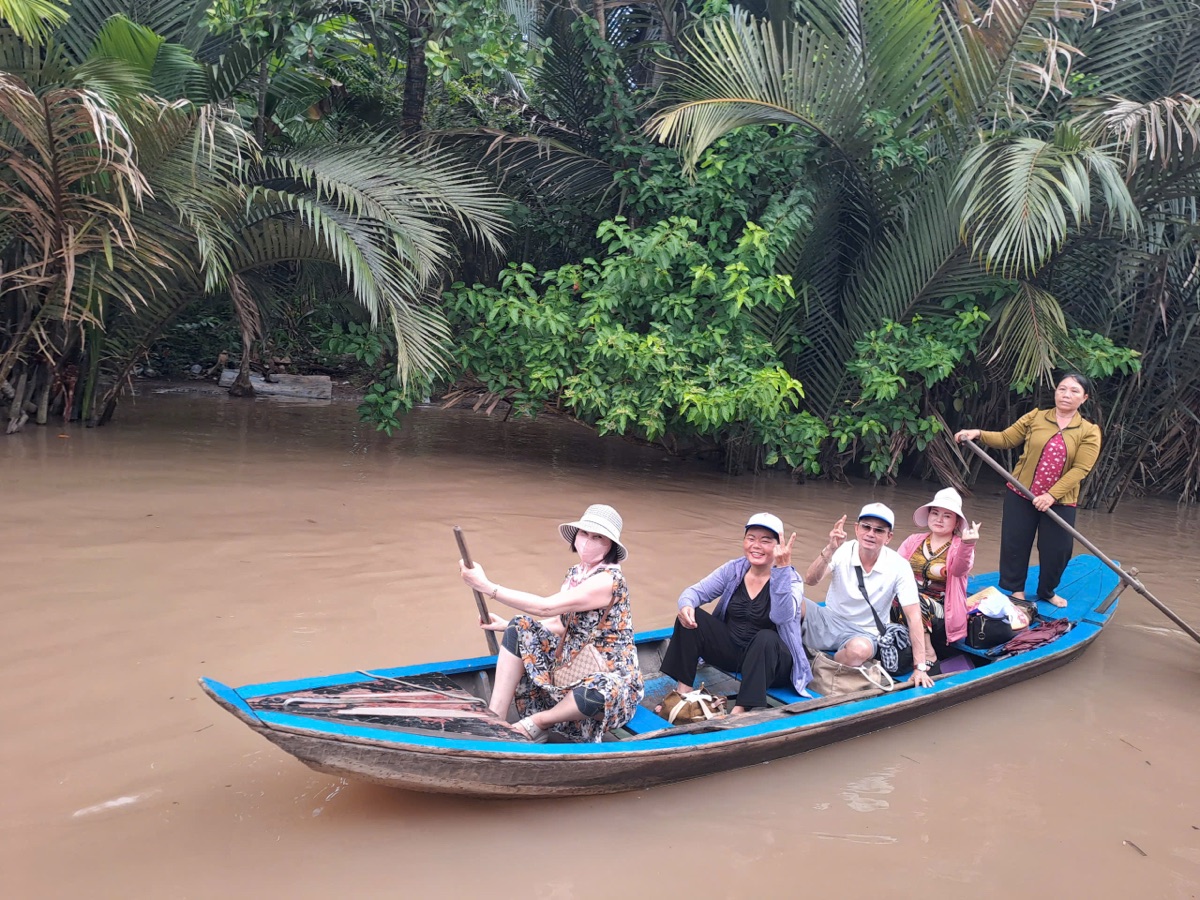 Ảnh thực tế khách check-in tại sông Tiền, Tiền Giang – Bến Tre — 6
