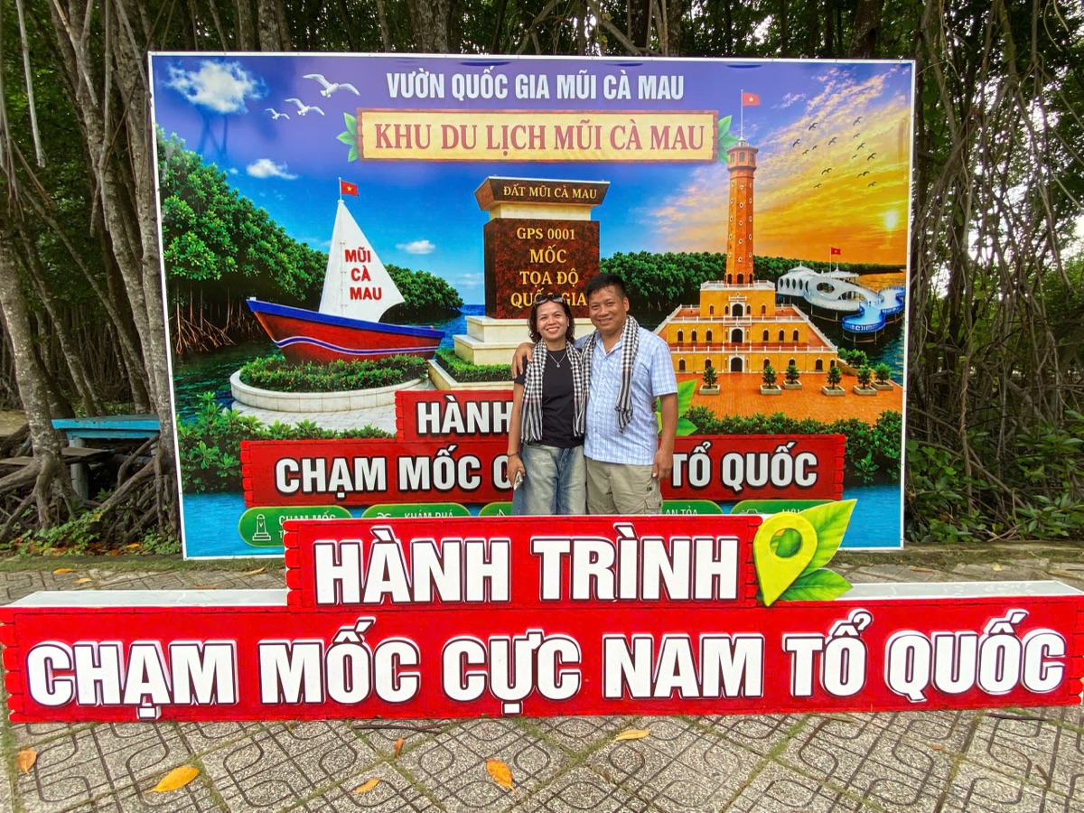 Ảnh thực tế khách check-in tại vườn quốc gia Mũi Cà Mau
